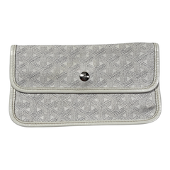 Goyard Leather Wallet White Pre-Owned