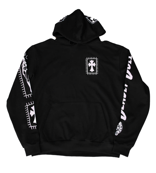 Chrome Hearts Hoodie Deadly Doll Black