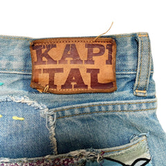 Kapital Hippie Insane Remake Patchwork Jeans Indigo Pre-Owned