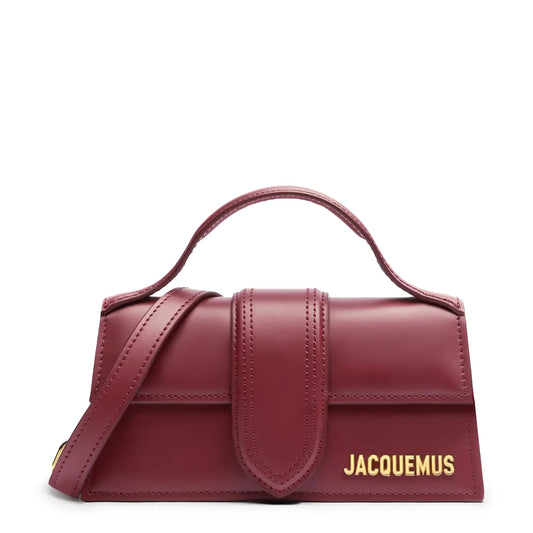 Jacquemus Le Bambino Small Dark Burgundy Crossbody Bag