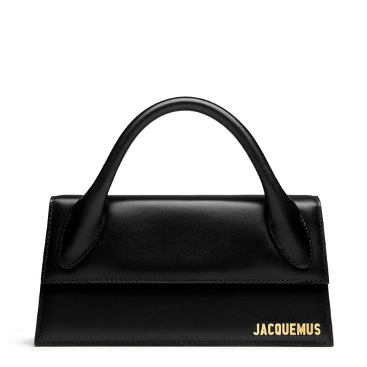 Jacquemus Le Chiquito Long Leather Black Handbag